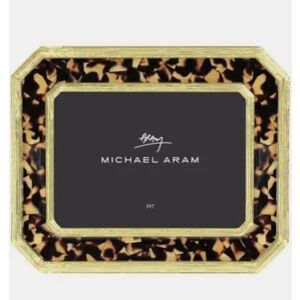 Michael Aram Leopard and Gold Picture Frame